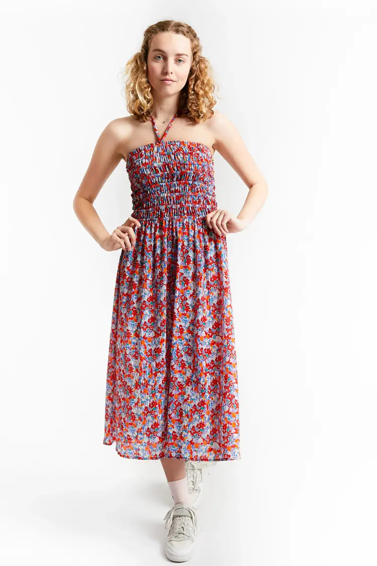 INDEE INDEE Jr Printed Long Skirt - Tropical Blue