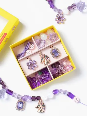 Super Smalls Super Smalls Mini Bead Kit - Make it Purple
