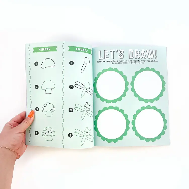 Pipsticks  Draw-Along Sticker Book - FANTASY