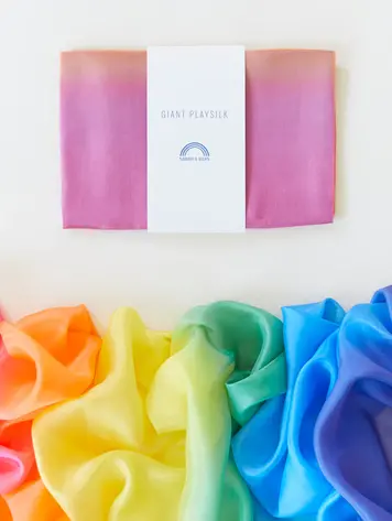 Sarah's Silks Sarah's Silks Giant Rainbow Playsilk