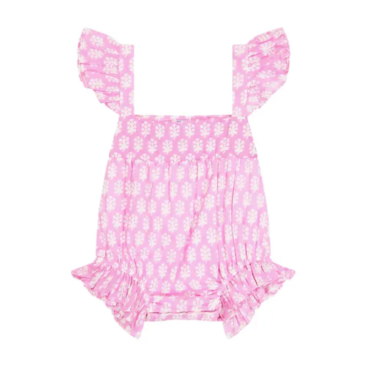 Mer St. Barth Mer St Barth Baby Chloe Romper - VIOLET