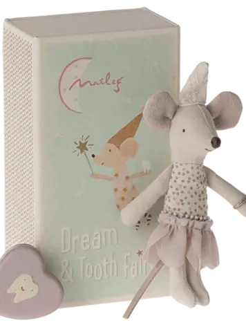 Maileg Maileg Tooth Fairy Mouse, Little Sister in Matchbox