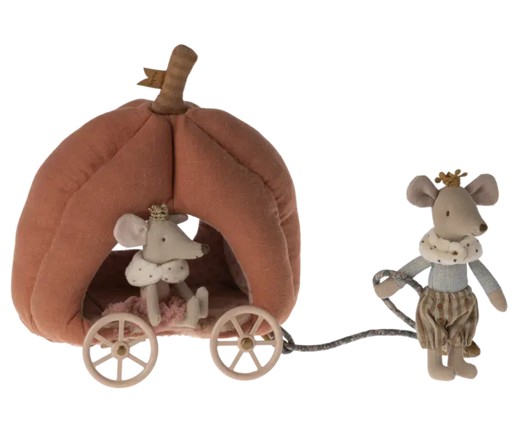 Maileg Maileg Pumpkin Carriage, Mouse