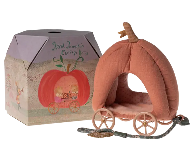 Maileg Maileg Pumpkin Carriage, Mouse
