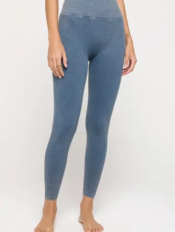 Spiritual Gangster Spiritual Gangster Love Sculpt 7/8 Legging - Orion Blue
