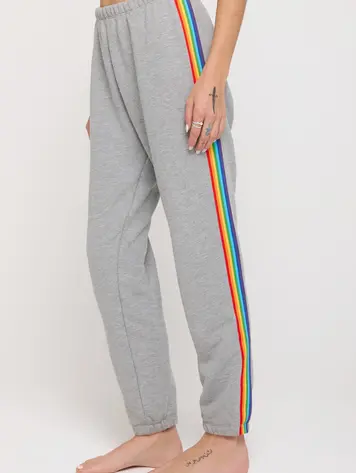 Spiritual Gangster Spiritual Gangster Luna Sweatpant - Rainbow