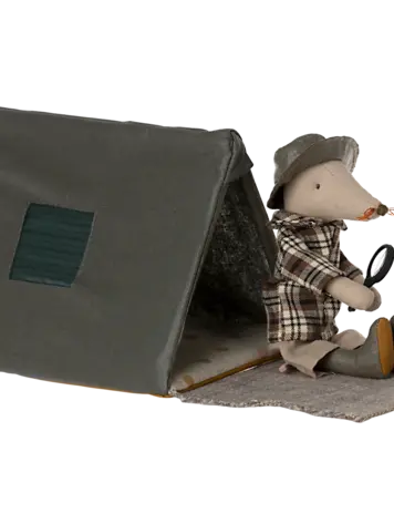 Maileg Maileg Happy Camper Single Tent, Mouse
