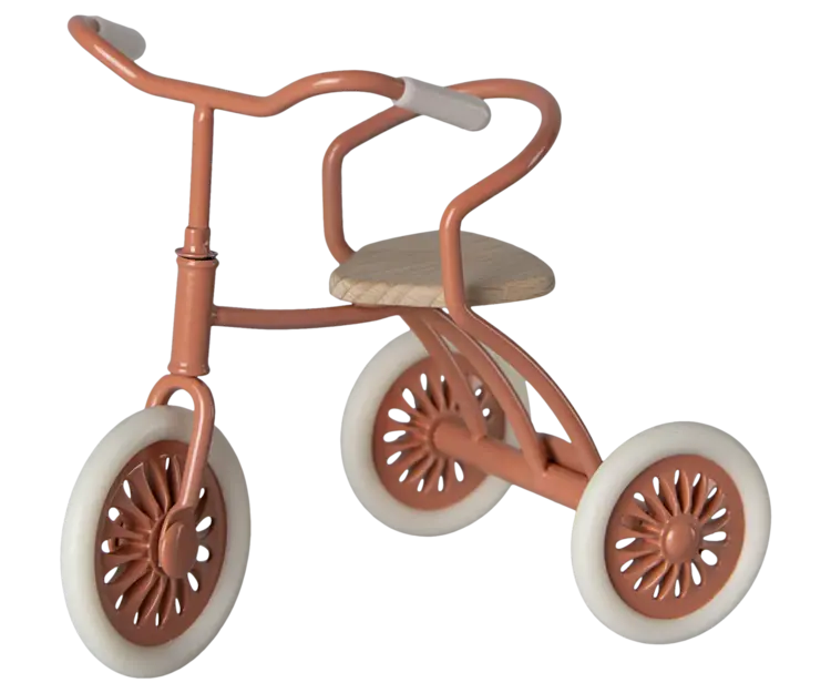 Maileg Maileg Abri à Tricycle, Mouse - Coral