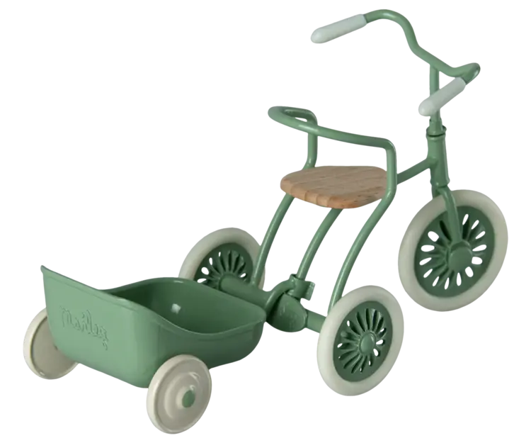 Maileg Maileg Tricycle Hanger, Mouse - Green