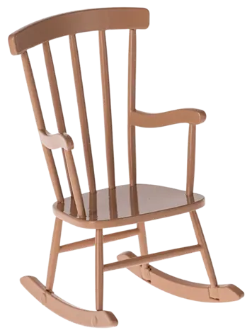 Maileg Maileg Rocking Chair, Mouse - Dark Powder