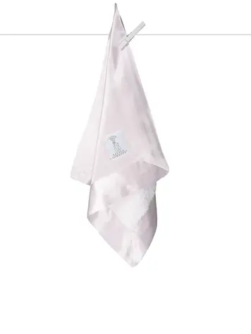Little Giraffe Baby Chenille Satin Blanky