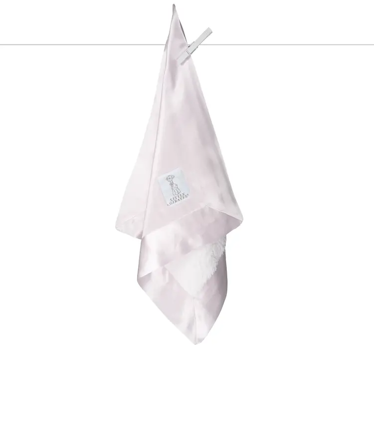 Little Giraffe Baby Chenille Satin Blanky