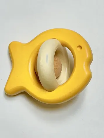 Little Poland Gallery Little Poland Bajo Fish Rattle - Yellow