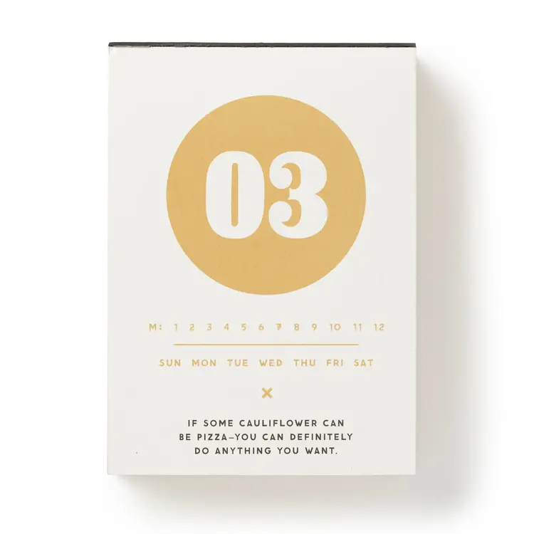 Make My Day Undated Desk Calendar