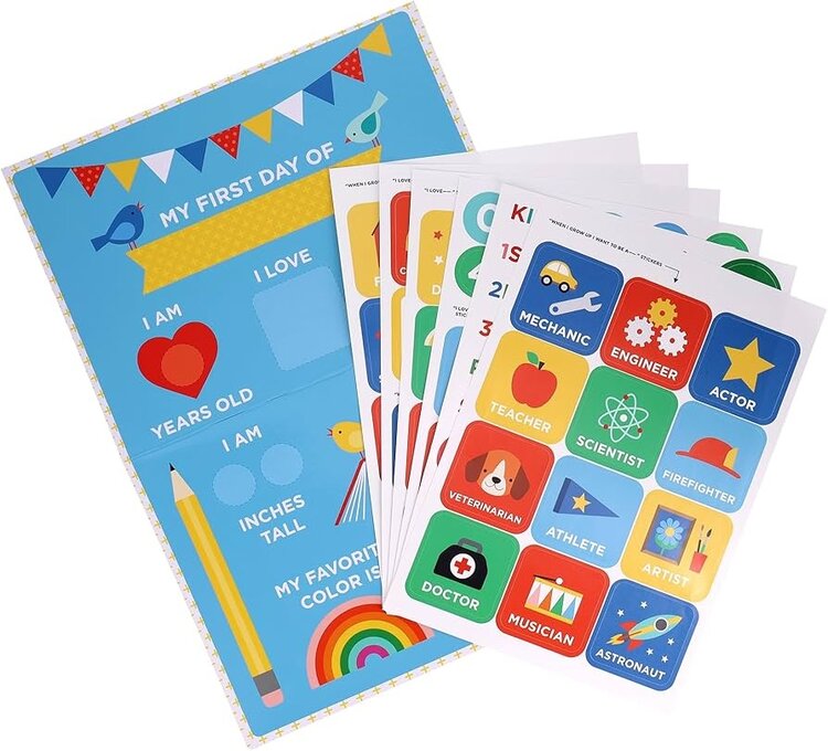 Petit Collage First & Last Day of School Sticker Sign