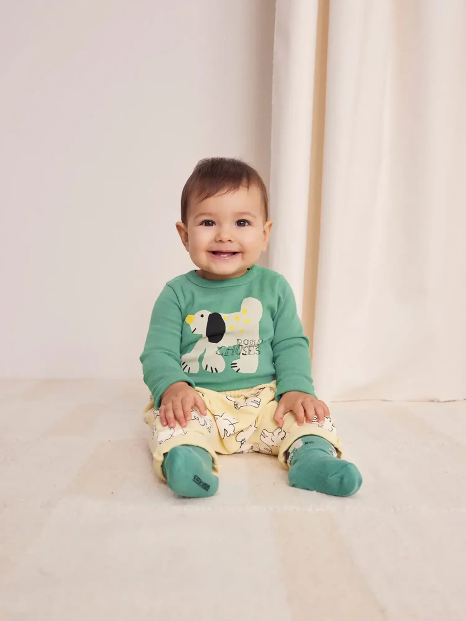 Bobo Baby Fairy Dog Onesie - Yellow Turtle