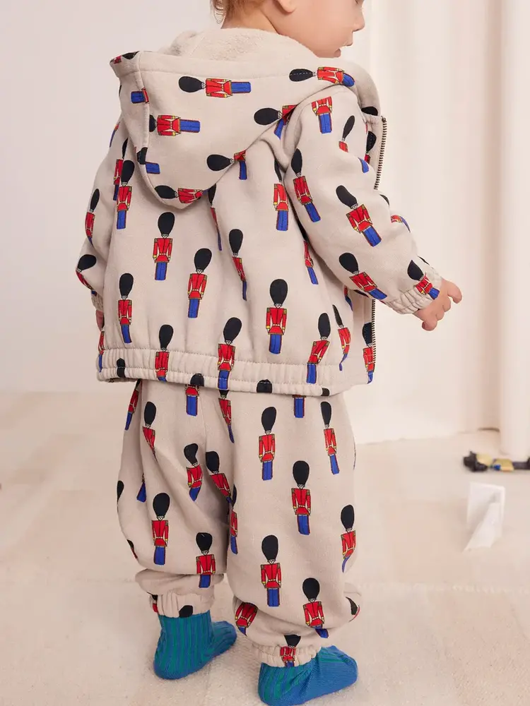 Bobo Choses Bobo Choses Baby Zipped Sweatshirt - Tin Soldier