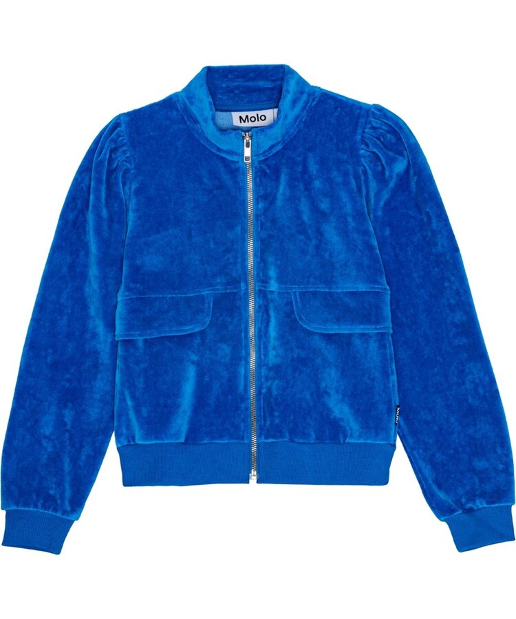 Molo Molo Jr Malika Zip Cardigan - Lapis Blue