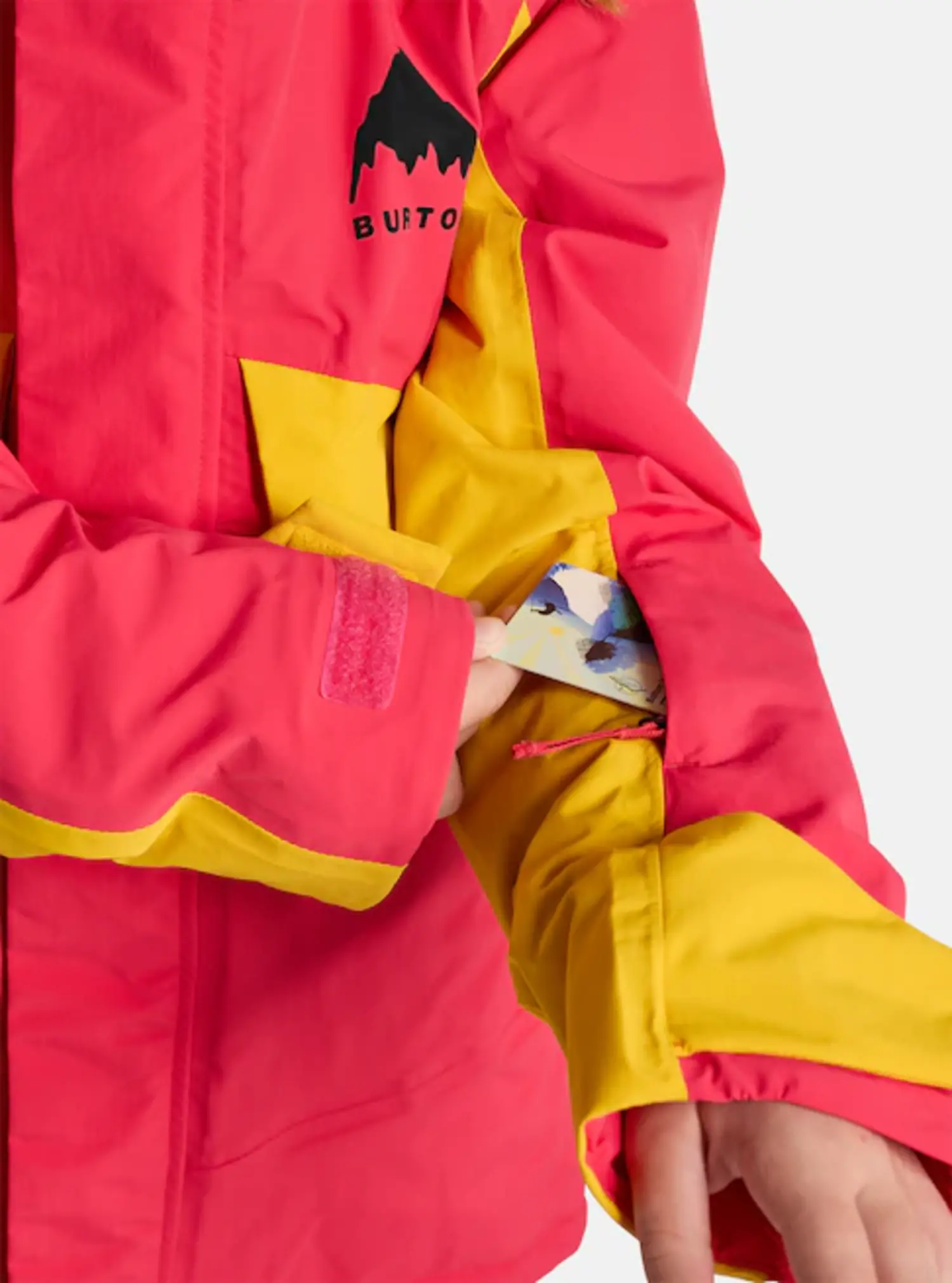 BURTON 子ども用フード付きジャケット イエロー 【公式通販】