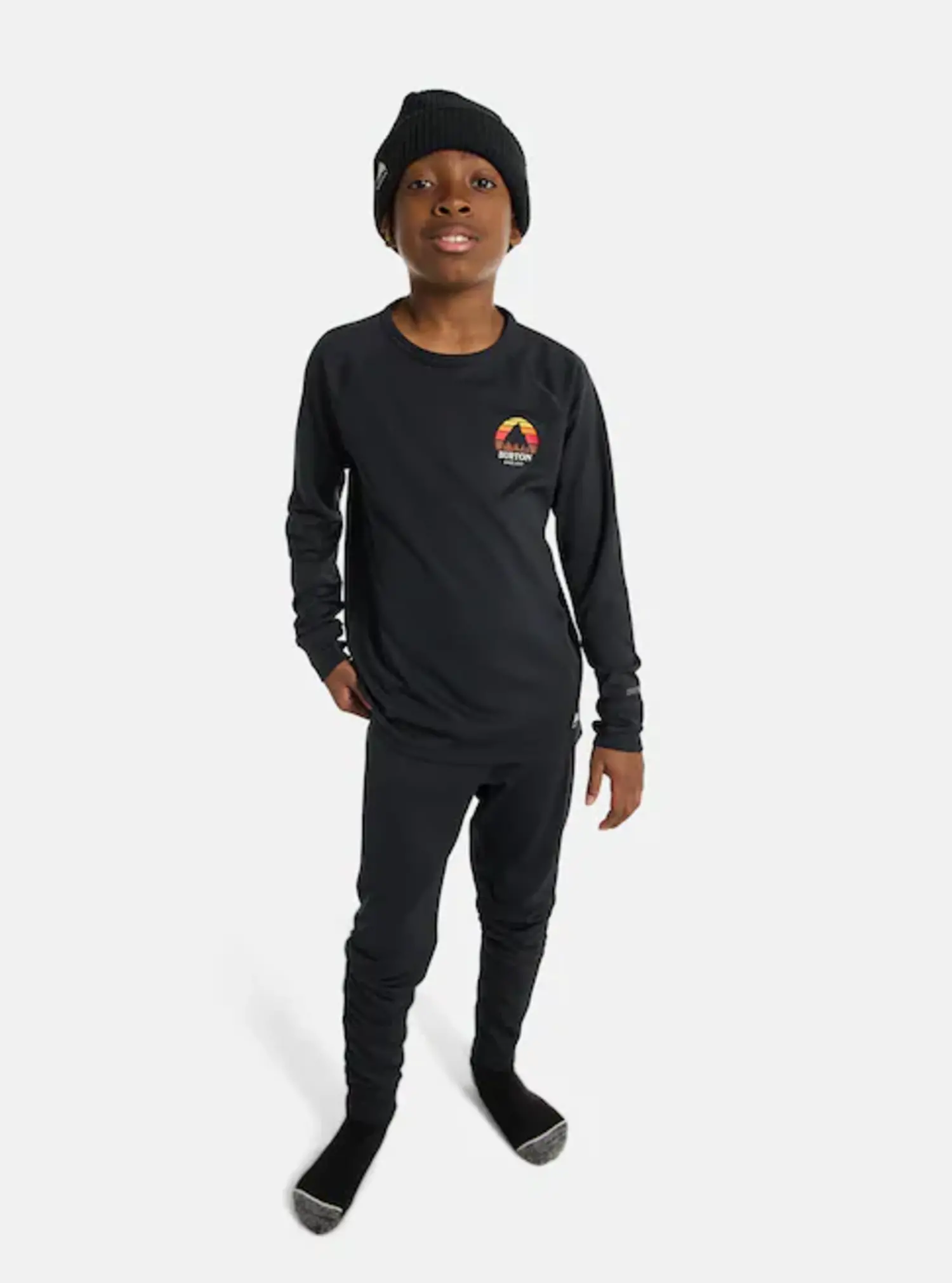 Burton Kids Lightweight Base Layer Set - Yellow Turtle