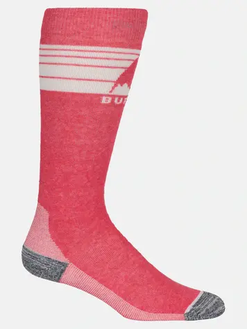 Burton Burton Women Emblem Midweight Socks- Peach Echo