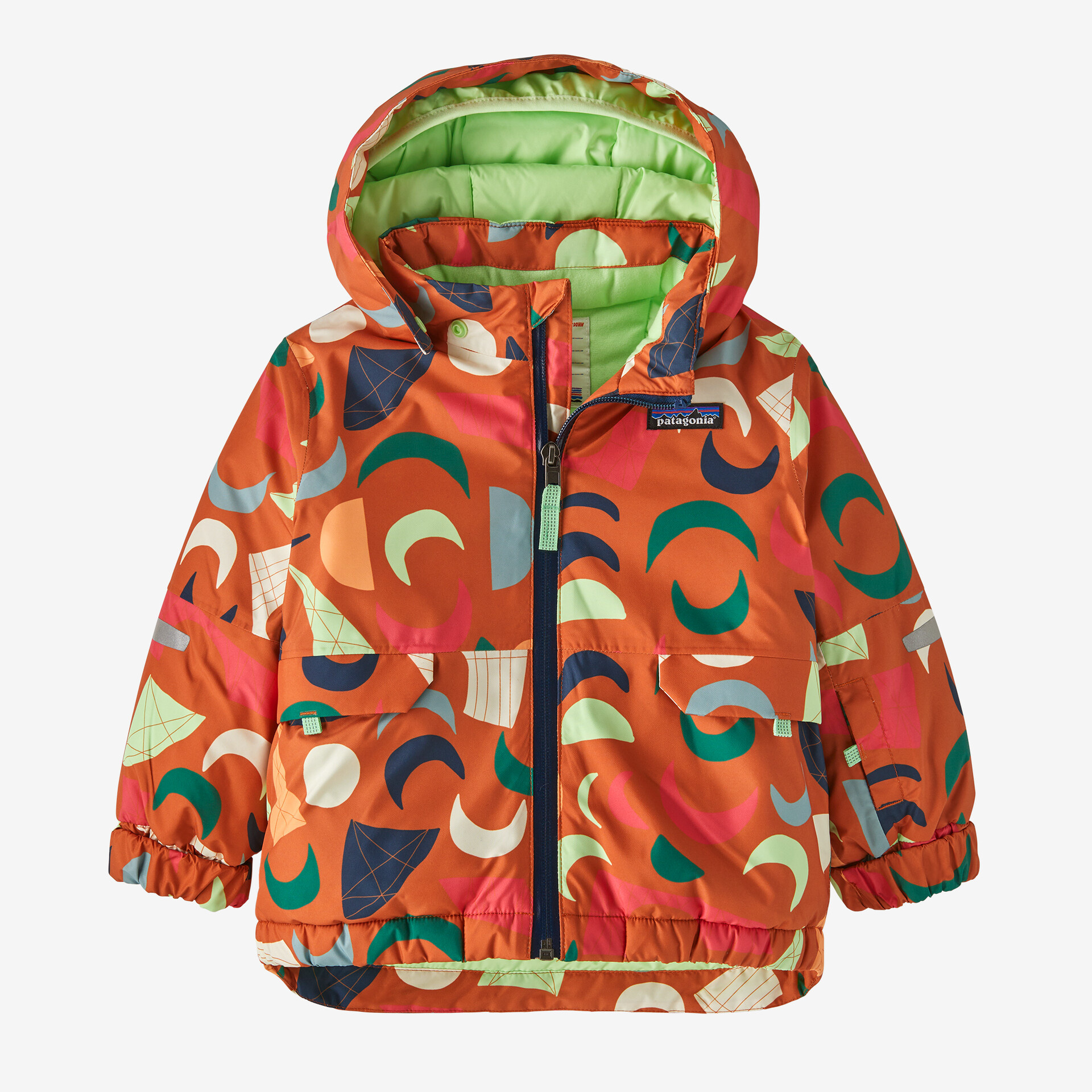Patagonia Kids Snow Pile Jacket - Yellow Turtle