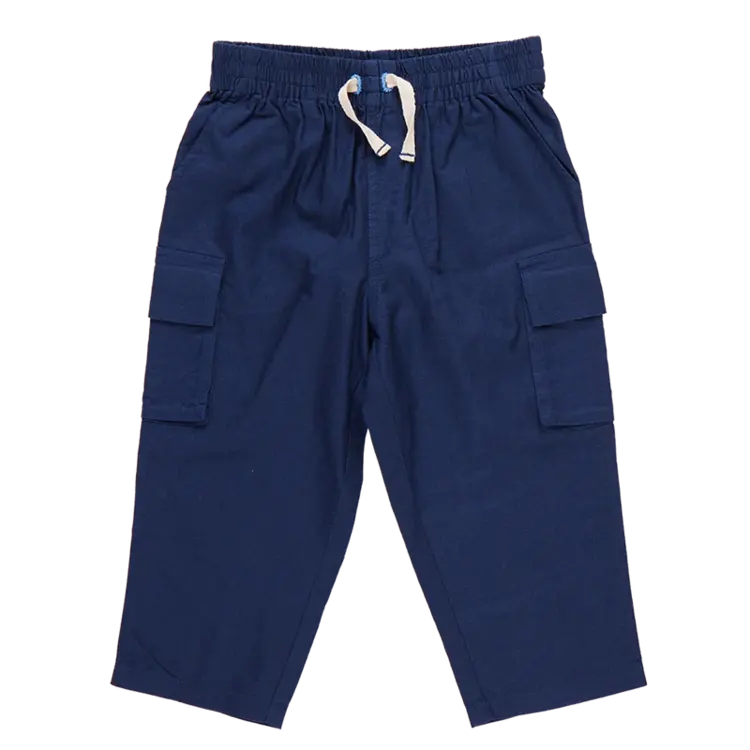 Blue Rooster (Pink Chicken) Blue Rooster Boys Pull On Pant - Navy