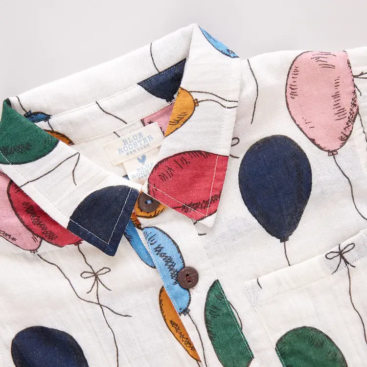 Blue Rooster (Pink Chicken) Blue Rooster Boys Jack Shirt - Balloon Bunches