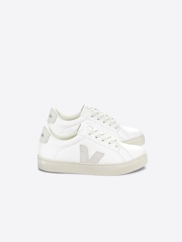Veja Veja Esplar Laces Leather White Natural
