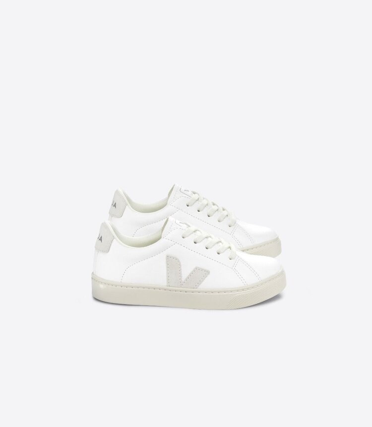 Veja Veja Esplar Laces Leather White Natural