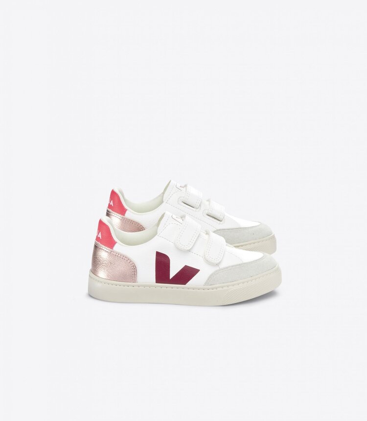 Veja Veja V-12 Leather- White Multico Nacre