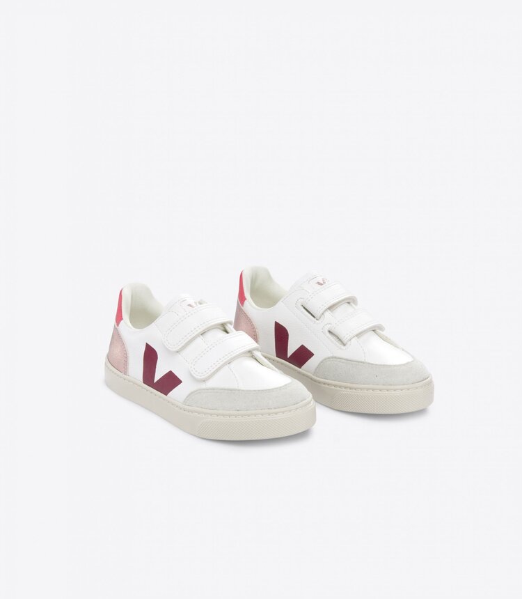 Veja Veja V-12 Leather- White Multico Nacre