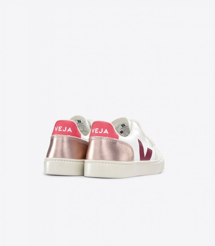Veja Veja V-12 Leather- White Multico Nacre