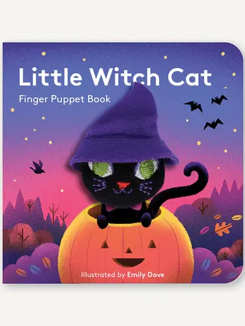 Chronicle Books Finger Puppet Book - Little Witch Cat