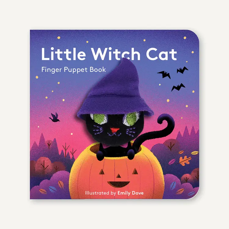 Chronicle Books Finger Puppet Book - Little Witch Cat