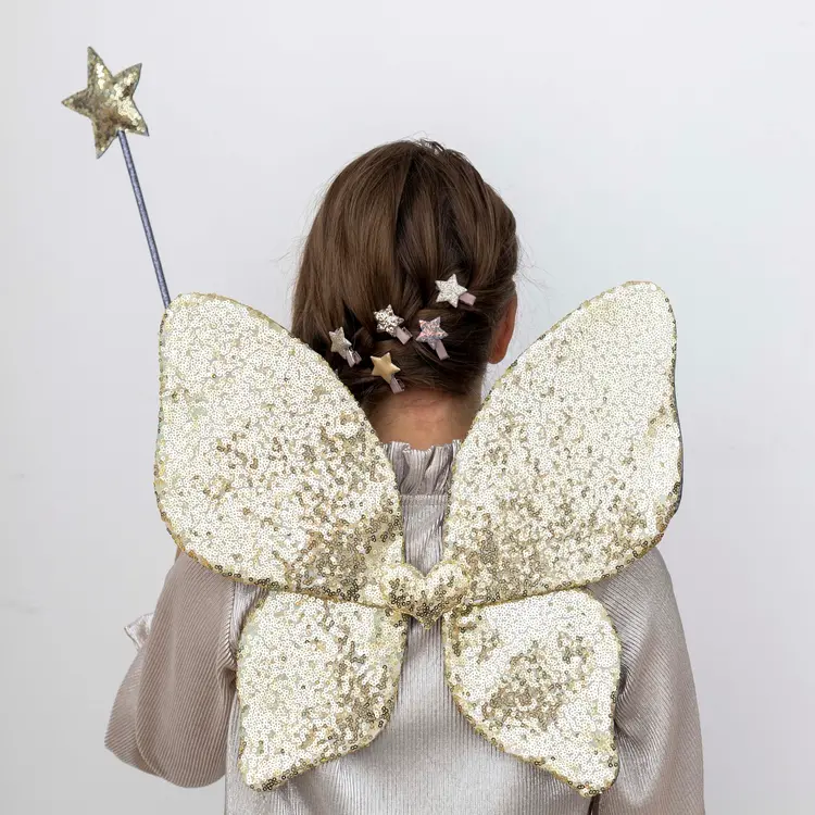 Mimi & Lula Mimi & Lula Sparkle Sequin Wings - Gold