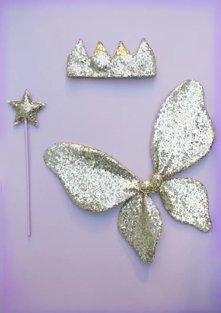 Mimi & Lula Mimi & Lula Sparkle Sequin Wings - Gold