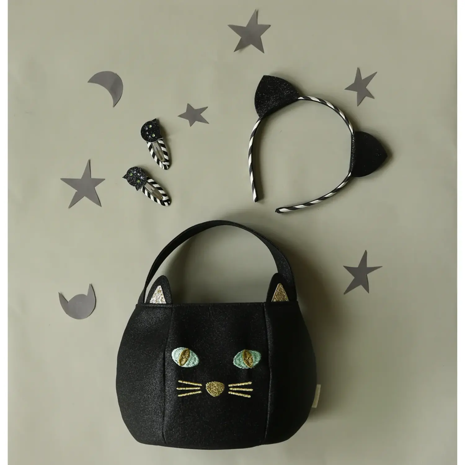 Kate Spade Gold Cat Ear Headband with Black Accents Cyberpunk Cat Ear Headband Cosplay Accessory Mecha Style Sci  main image 2