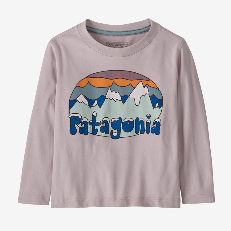 Patagonia Patagonia Baby Long-Sleeved Fitz Roy Flurries T-Shirt