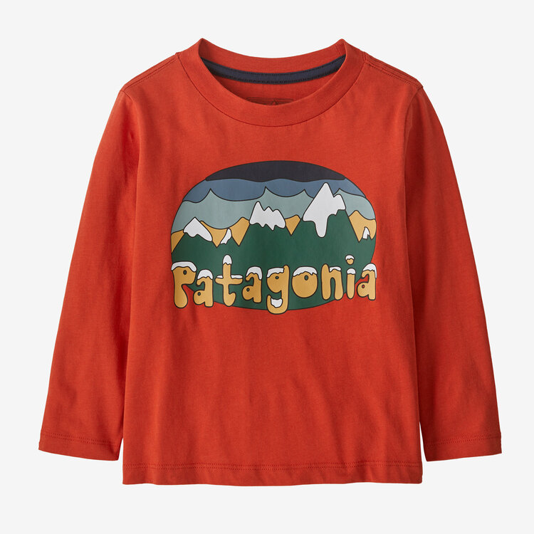 Patagonia Patagonia Baby Long-Sleeved Fitz Roy Flurries T-Shirt