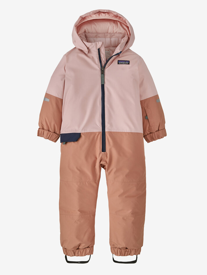 Patagonia Baby Snow Pile Bibs - Yellow Turtle