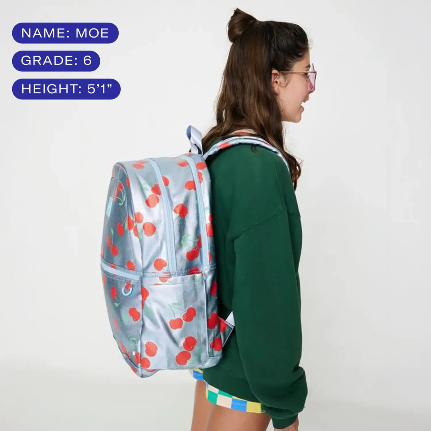 STATE Kane Kids Large Backpack - Yellow Turtle display picture 3