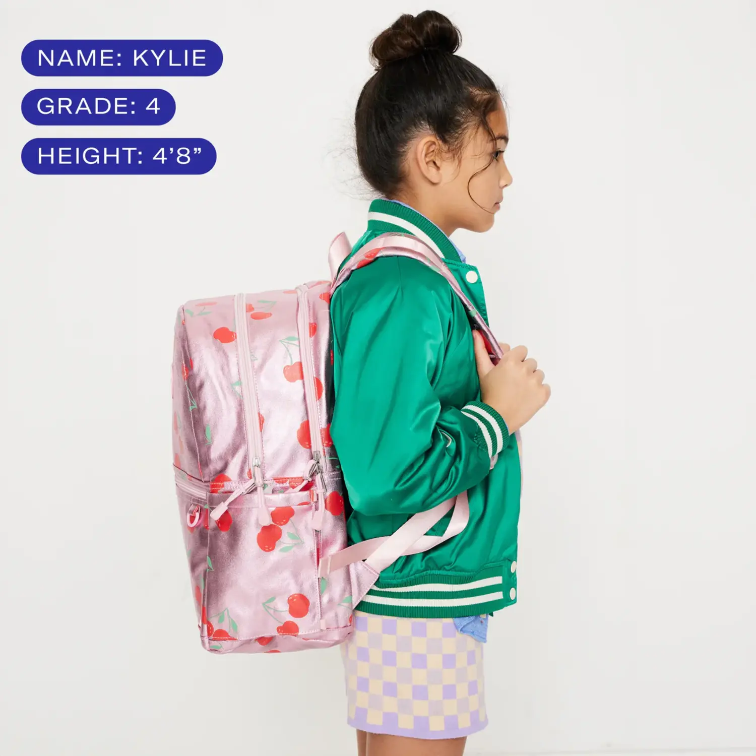 STATE Kane Kids Double Pocket - - Yellow Turtle display picture 1