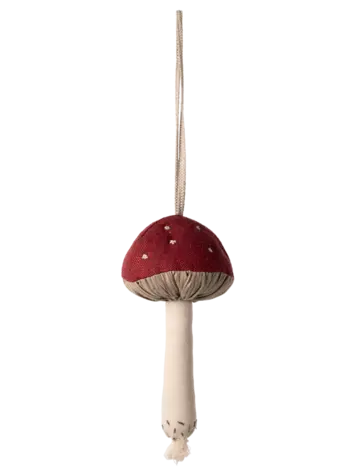 Maileg Maileg Mushroom Ornament - Red