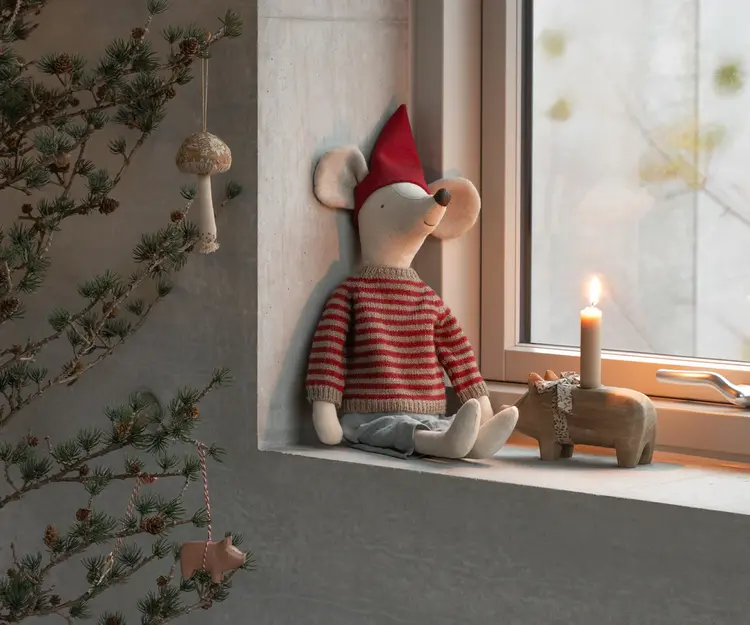 Maileg Maileg Christmas Mouse, Maxi