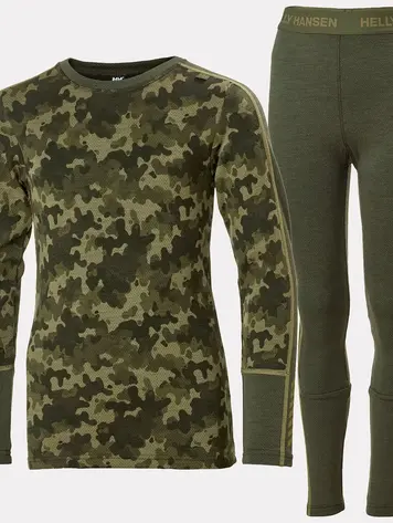 Helly Hansen Helly Hansen Jr Graphic LIFA® Merino Base Layer Set