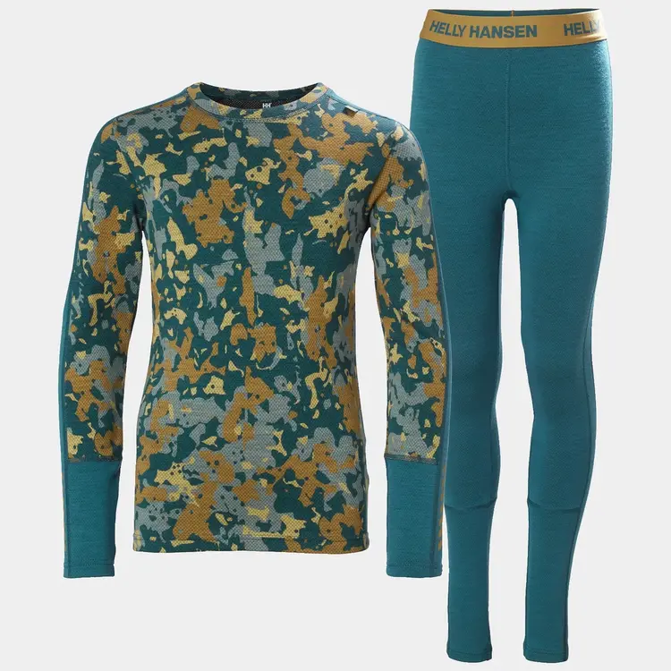 Helly Hansen Helly Hansen Jr Graphic LIFA® Merino Base Layer Set