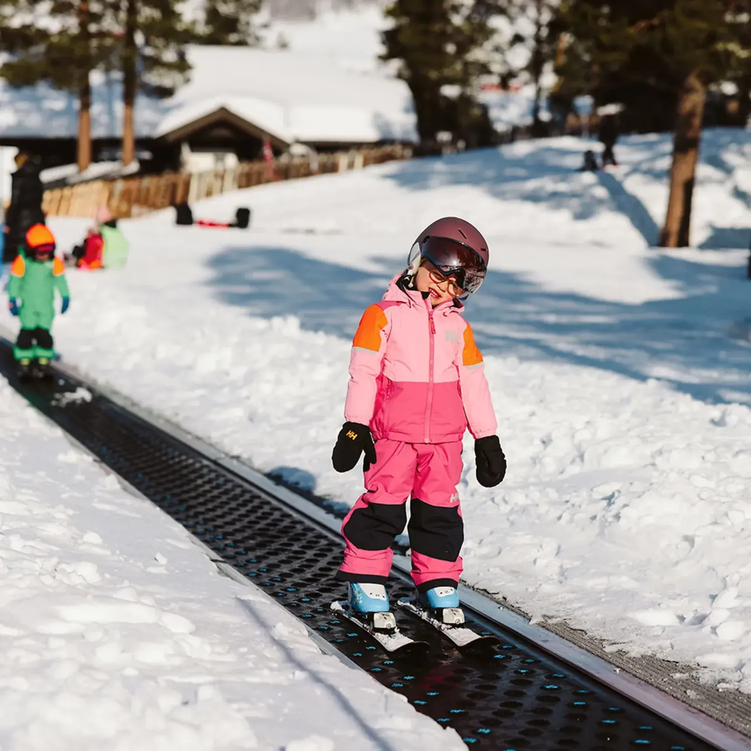 Helly Hansen Kids Rider 2.0 Insulated Ski Jacket - Yellow Turtle