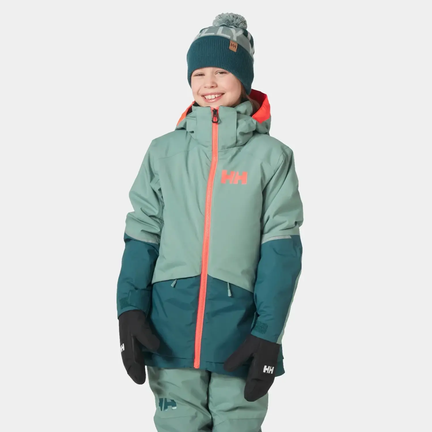 HELly Hansen 蛍光グリーン スノーボードウェア Lサイズ ブルー アウター HELLY HANSEN（ヘリーハンセン） スノーボード