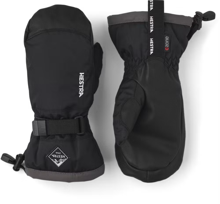 Hestra Hestra Gauntlet CZone Jr. Mitt- Black & graphite